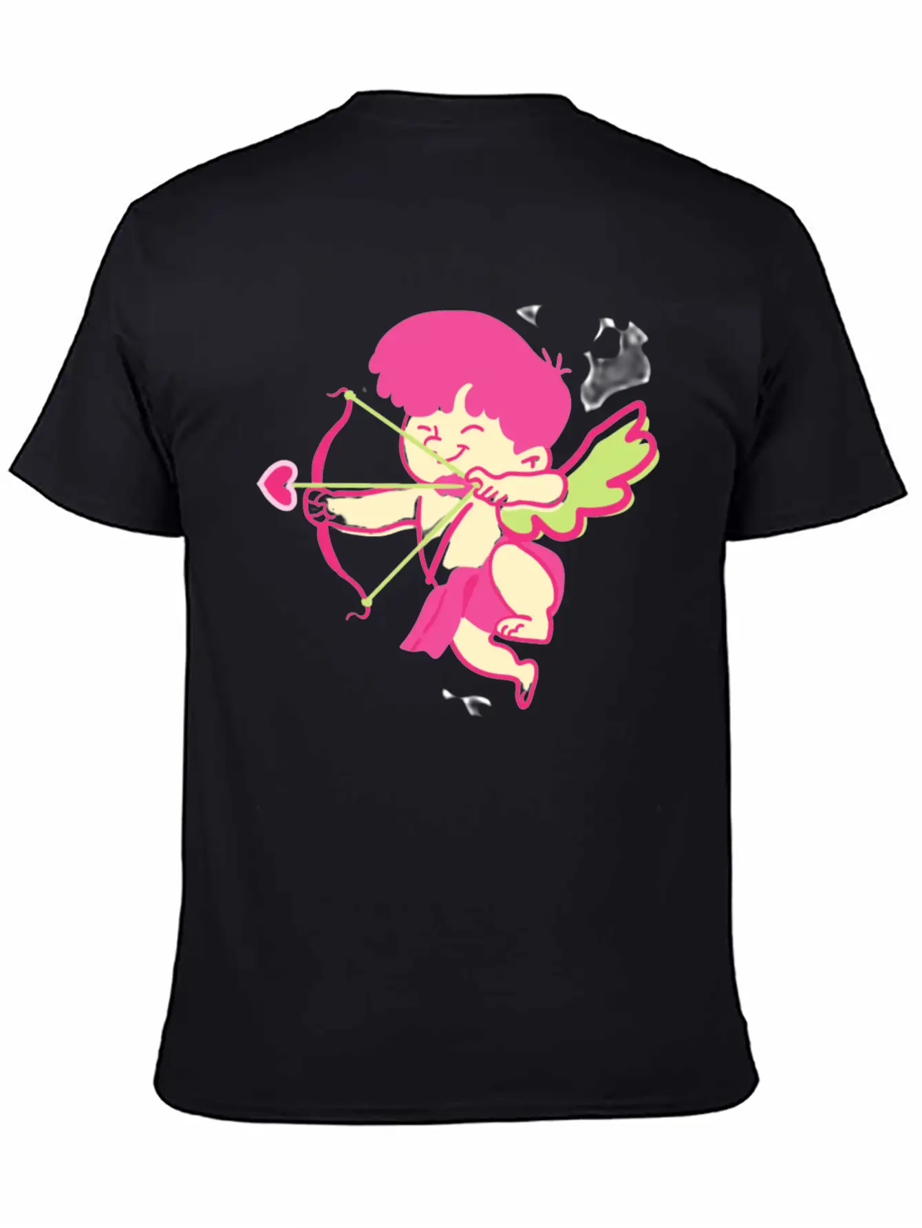 Cute Heart Essential Cotton Tee For Daily Outfits ¨C Unisex Style