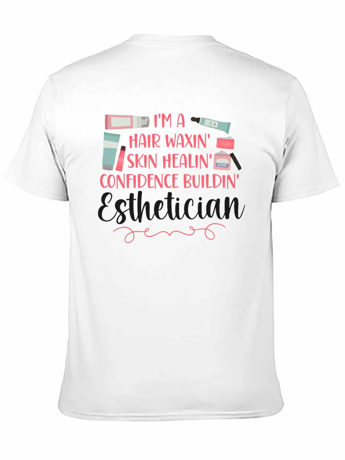Cute Licensed Esthetician Skincare Soft Cotton Short Sleeve Tee ¨C Unisex Wardrobe Staple