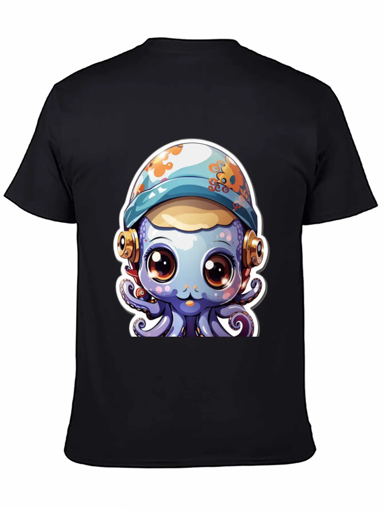Cute Octopus Essential Cotton Tee For Daily Outfits ¨C Unisex Style