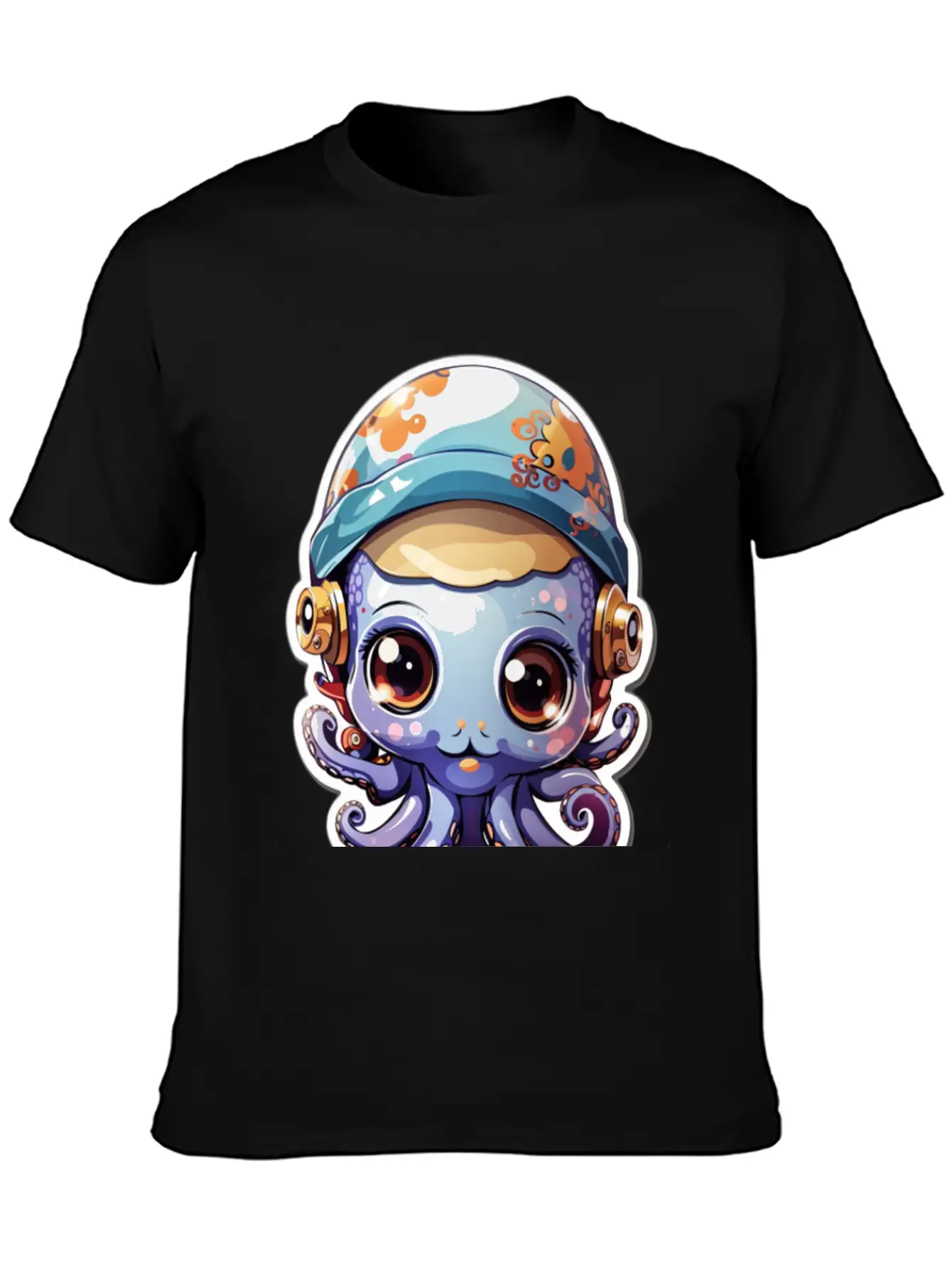 Cute Octopus Essential Cotton Tee For Daily Outfits ¨C Unisex Style