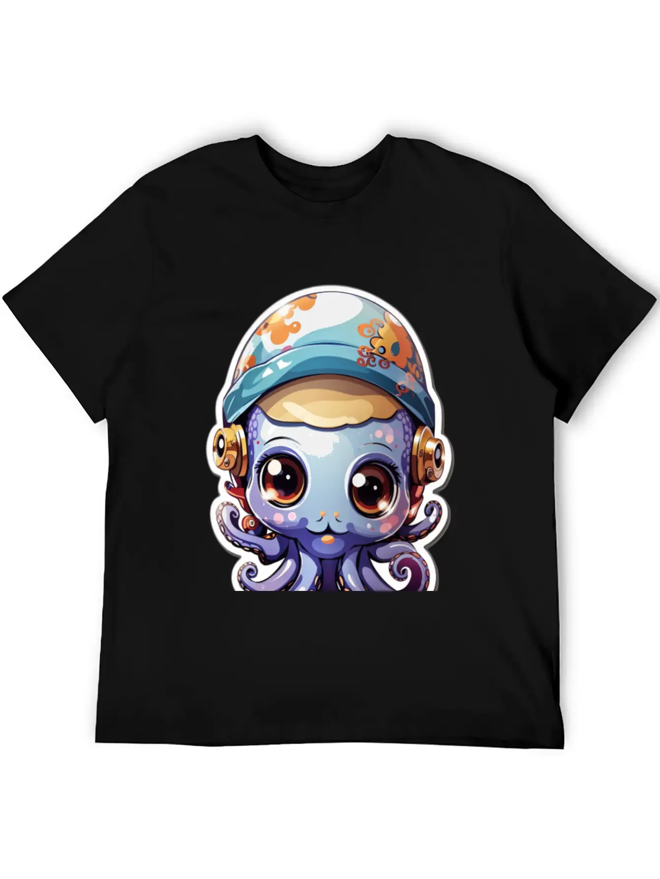 Cute Octopus Essential Cotton Tee For Daily Outfits ¨C Unisex Style