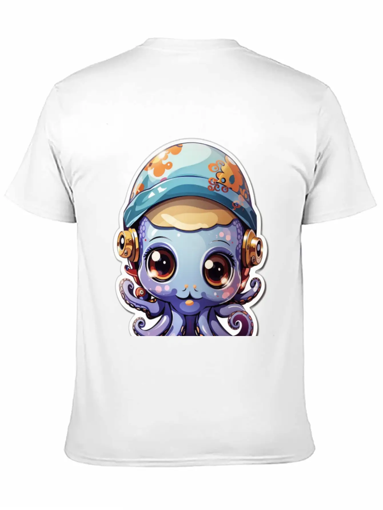 Cute Octopus Essential Cotton Tee For Daily Outfits ¨C Unisex Style