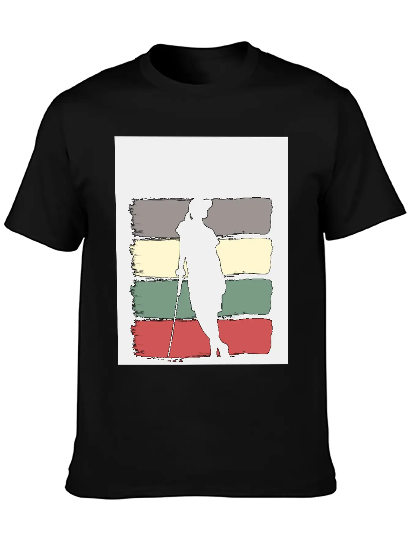 Cute Retro Golf Girl Golfer Woman Golfing Gift Basic Graphic T-Shirt ¨C Daily Comfort In Soft Cotton