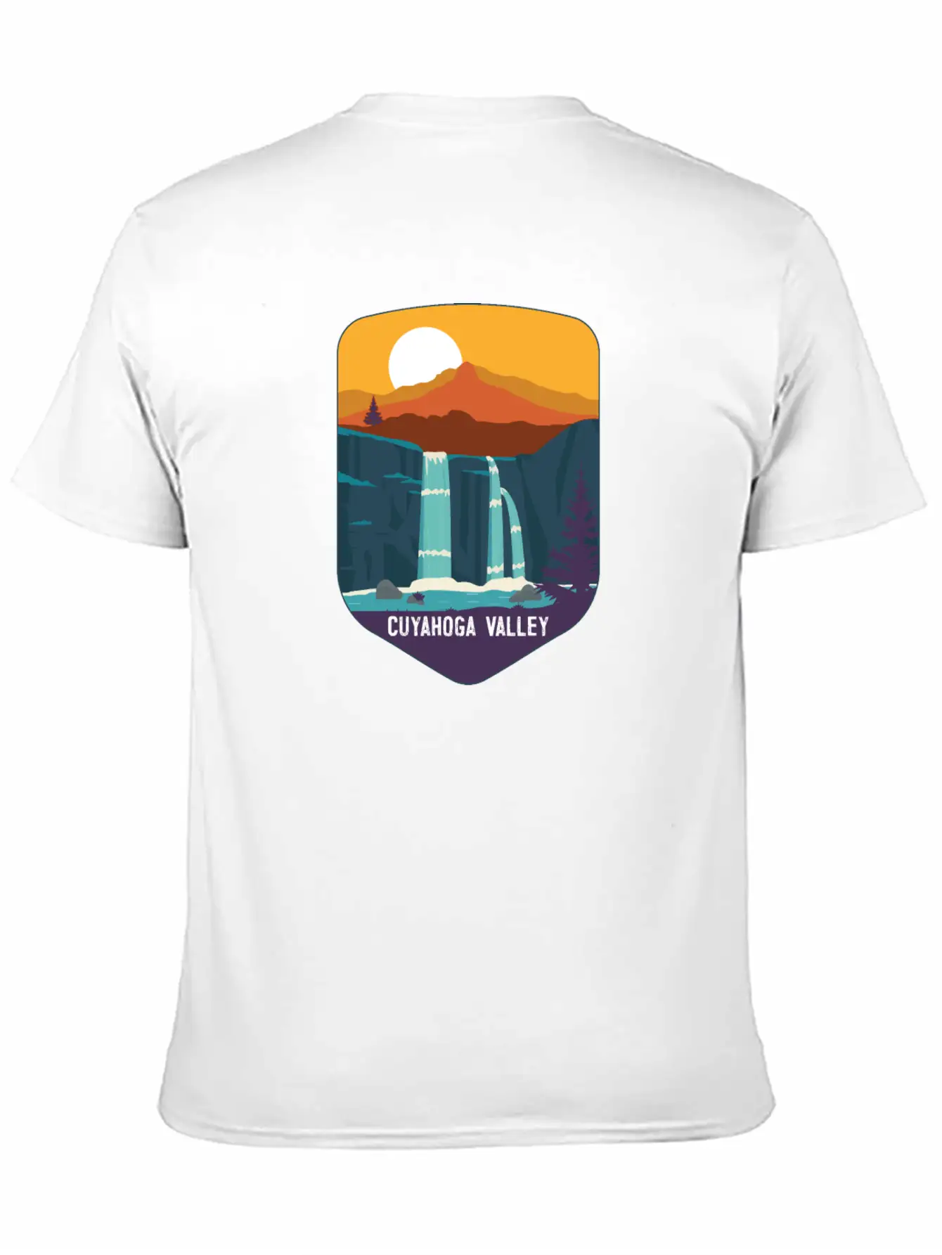 Cuyahoga Valley National Park Waterfalls Ohio Basic Graphic T-Shirt ¨C Daily Comfort In Soft Cotton