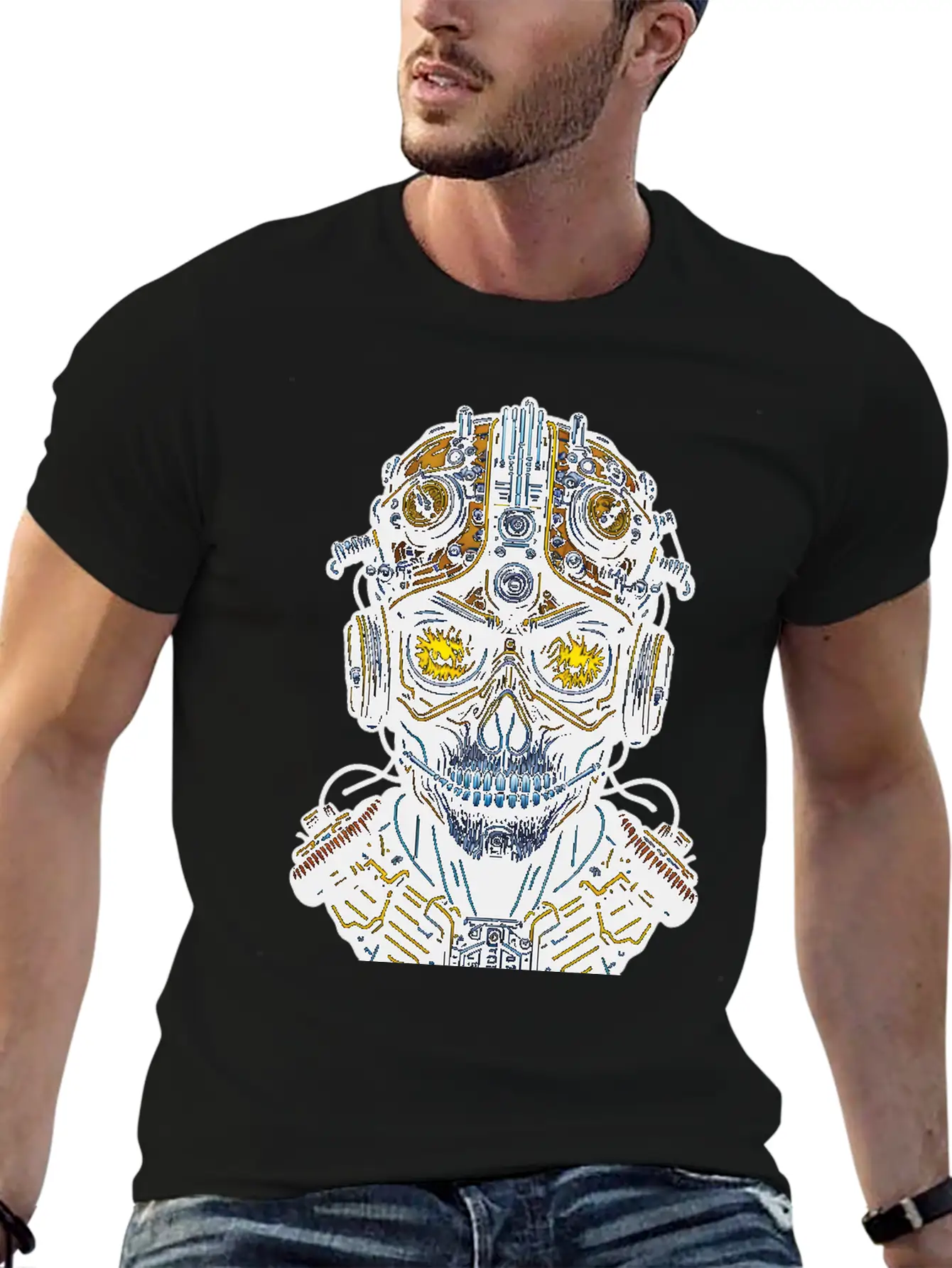 Cyborg 23 Basic Graphic T-Shirt ¨C Daily Comfort In Soft Cotton