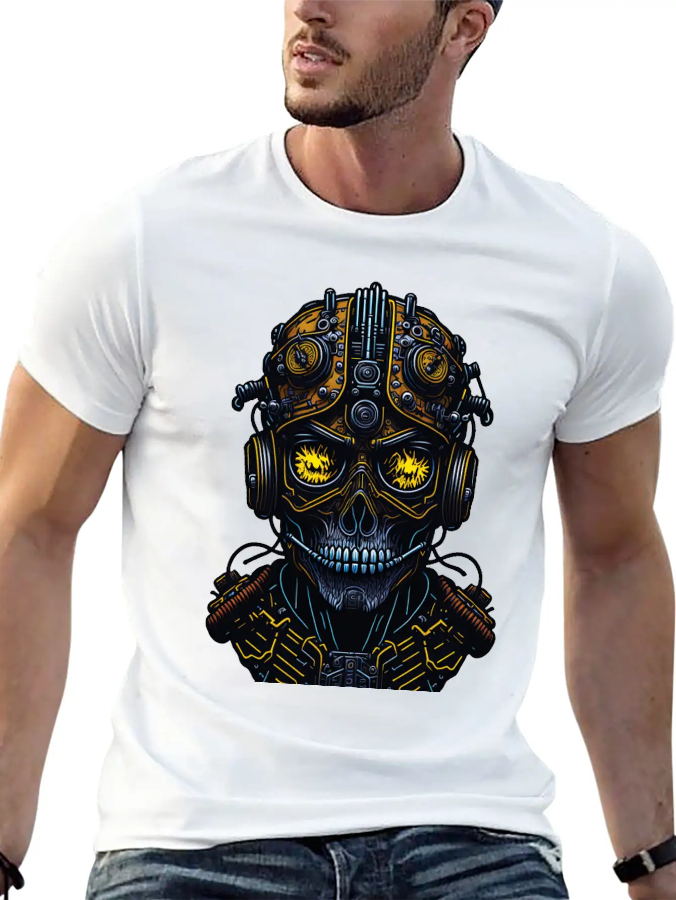 Cyborg 23 Basic Graphic T-Shirt ¨C Daily Comfort In Soft Cotton