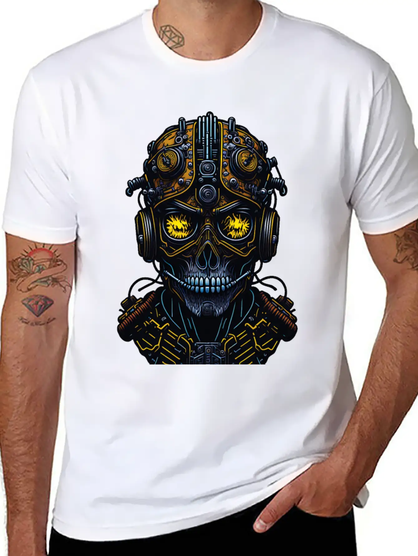 Cyborg 23 Basic Graphic T-Shirt ¨C Daily Comfort In Soft Cotton