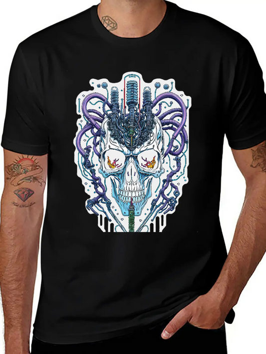 Cyborg 60 Essential Cotton Tee For Daily Outfits ¨C Unisex Style