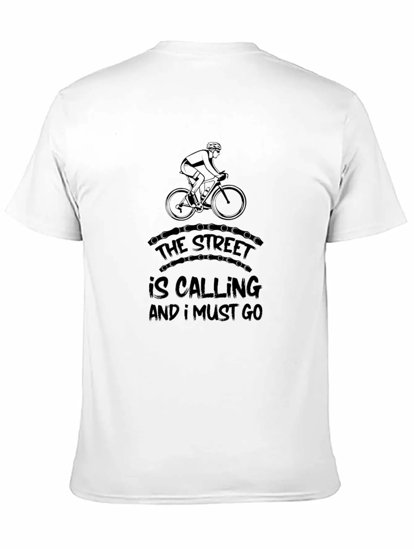 Cycling Cyclist Basic Graphic T-Shirt ¨C Daily Comfort In Soft Cotton