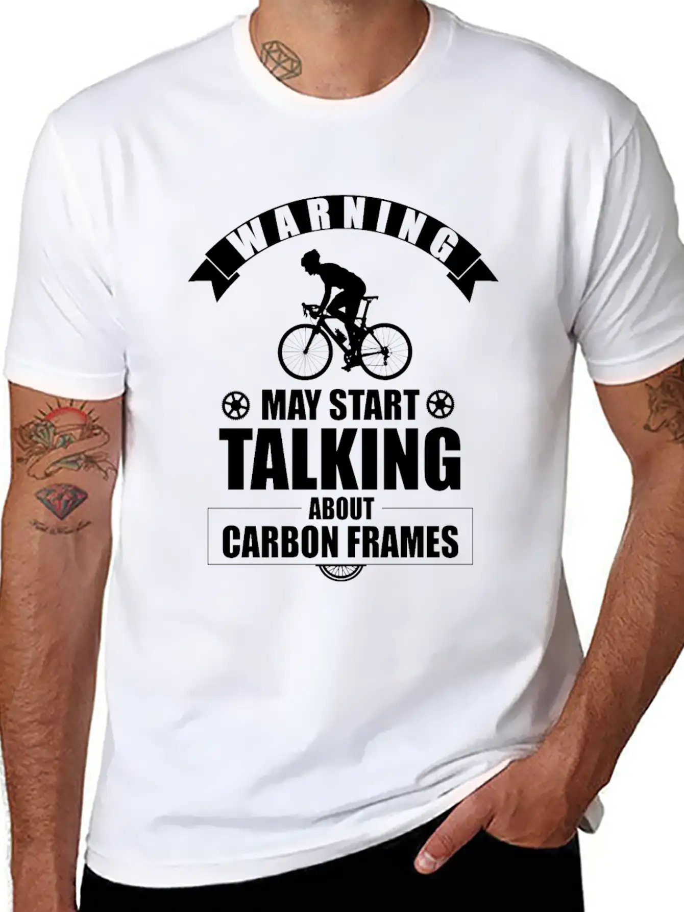 Cycling Cyclist Essential Cotton Tee For Daily Outfits ¨C Unisex Style