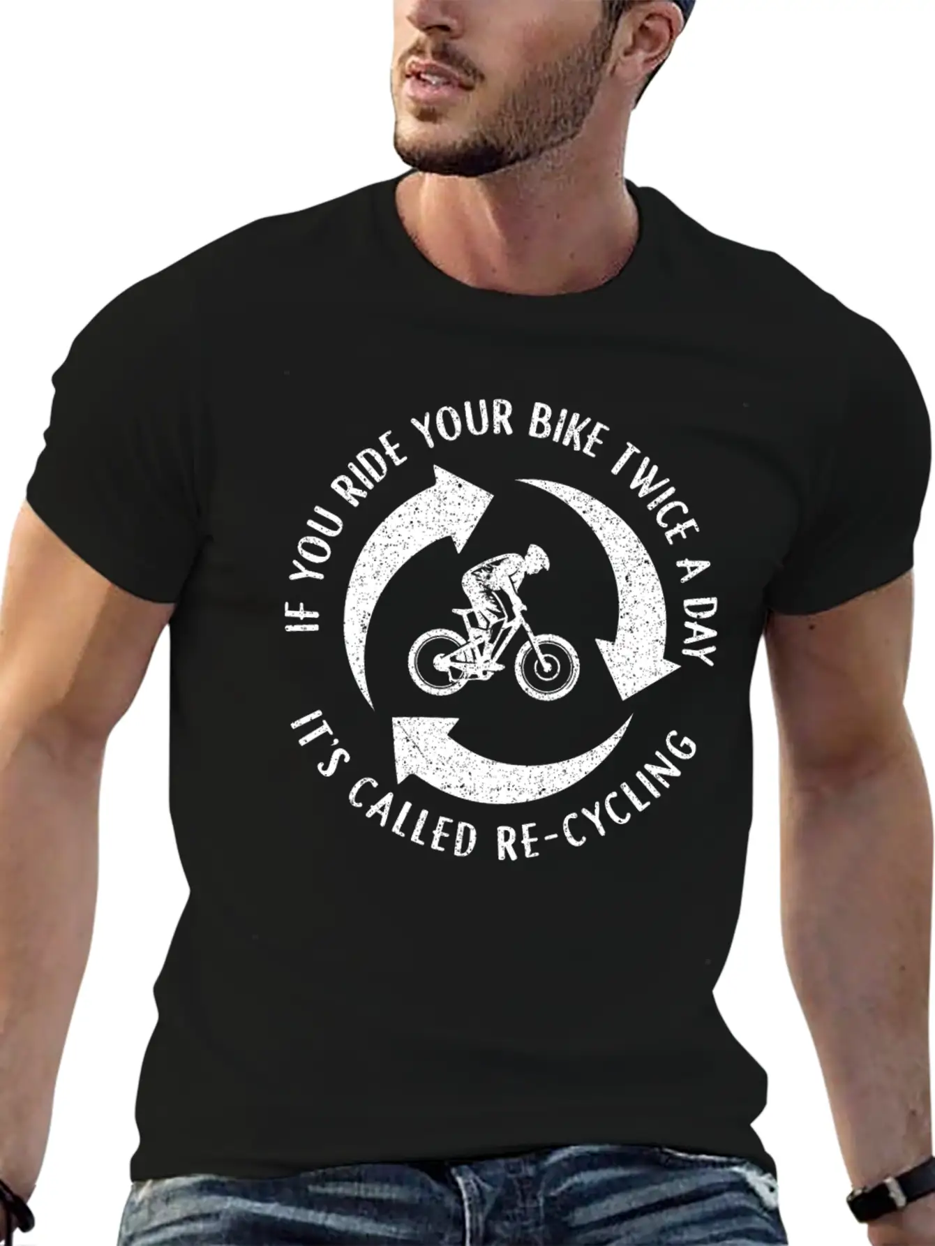 Cycling Cyclist Soft Cotton Short Sleeve Tee ¨C Unisex Wardrobe Staple