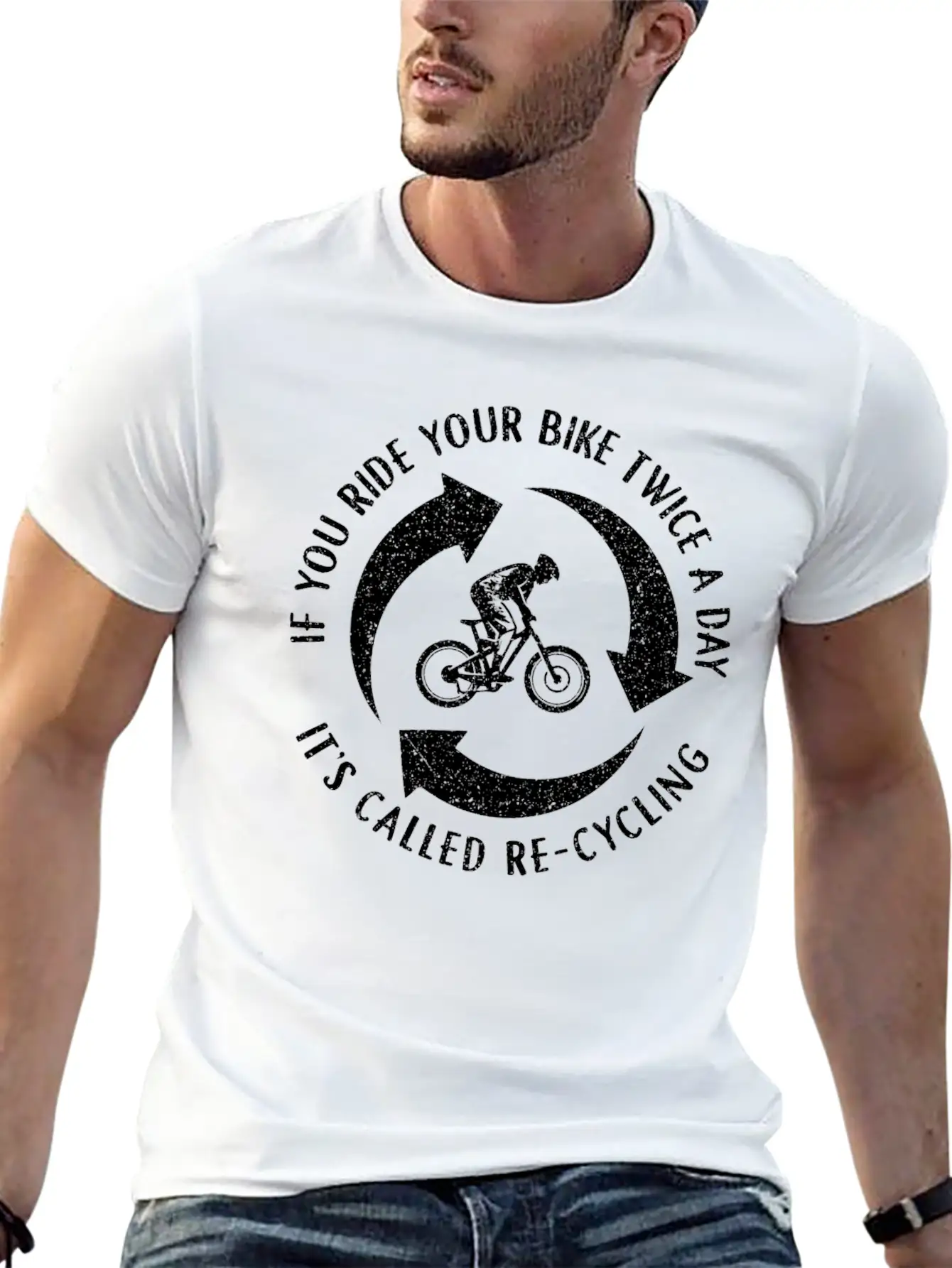 Cycling Cyclist Soft Cotton Short Sleeve Tee ¨C Unisex Wardrobe Staple