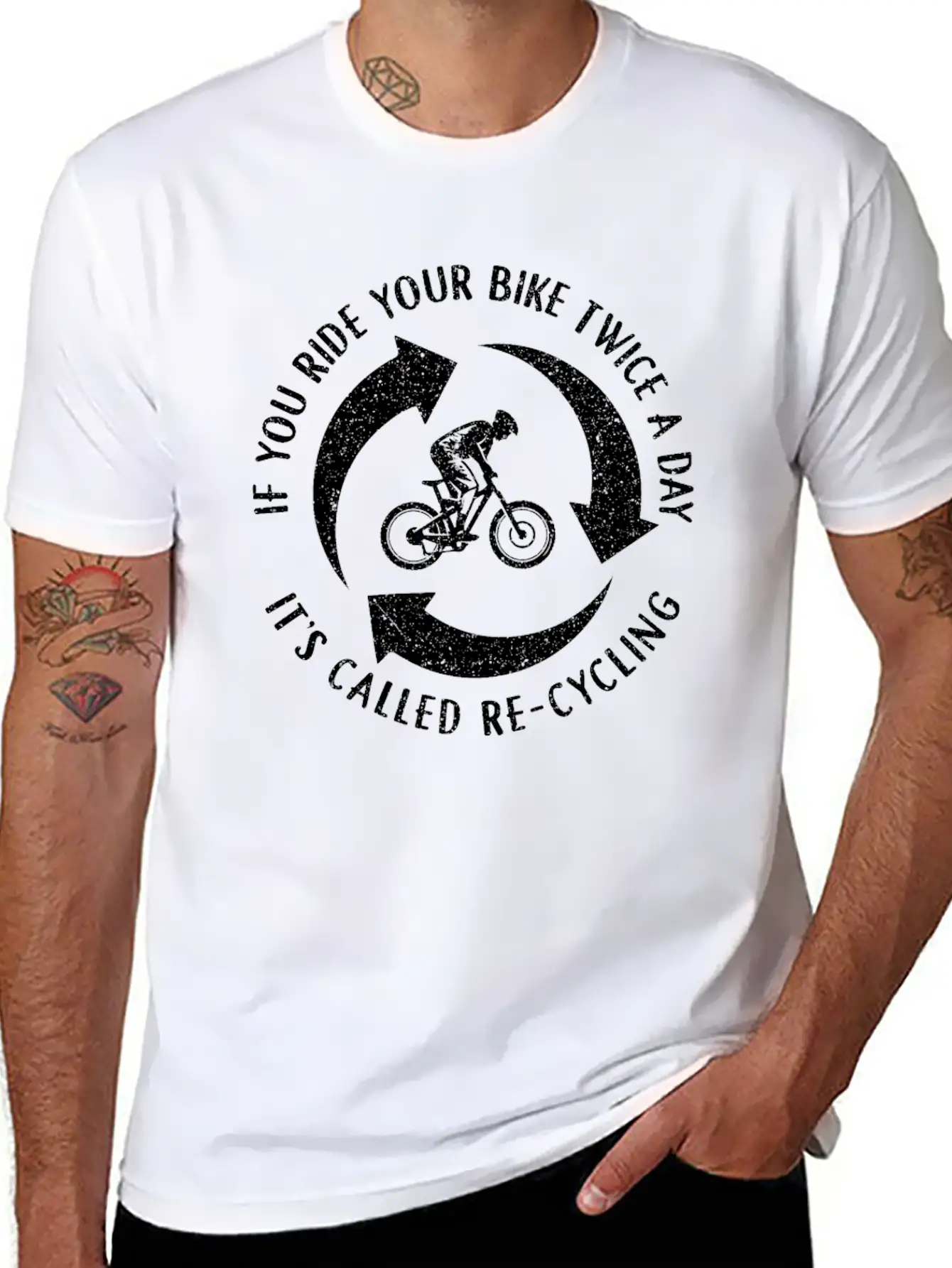 Cycling Cyclist Soft Cotton Short Sleeve Tee ¨C Unisex Wardrobe Staple