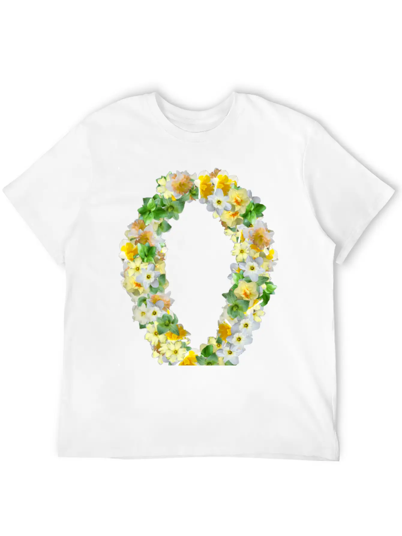 Daffodils Roses Rosen Blumen Flowers Tulips Tulpen Essential Cotton Tee For Daily Outfits ¨C Unisex Style