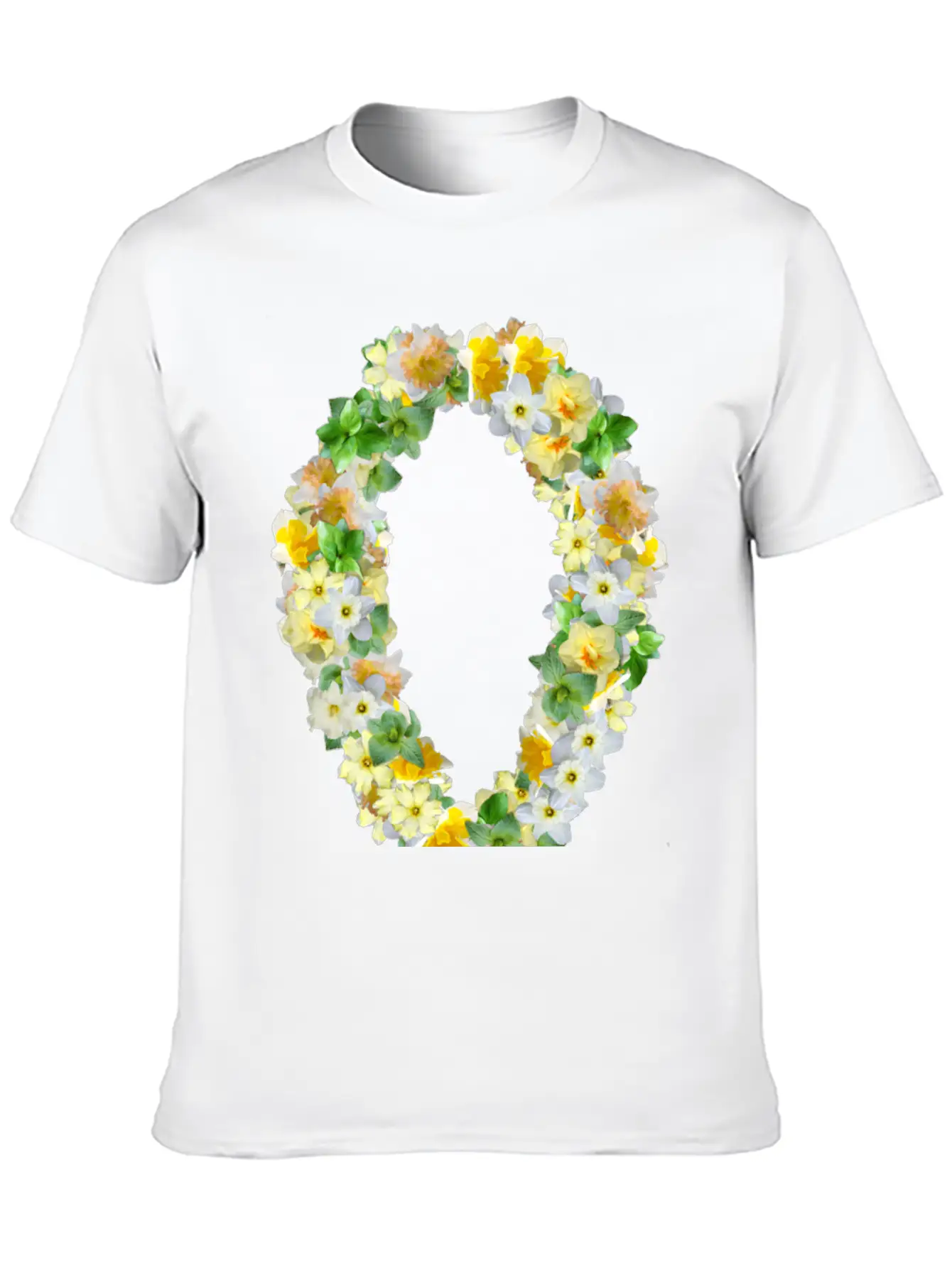 Daffodils Roses Rosen Blumen Flowers Tulips Tulpen Essential Cotton Tee For Daily Outfits ¨C Unisex Style