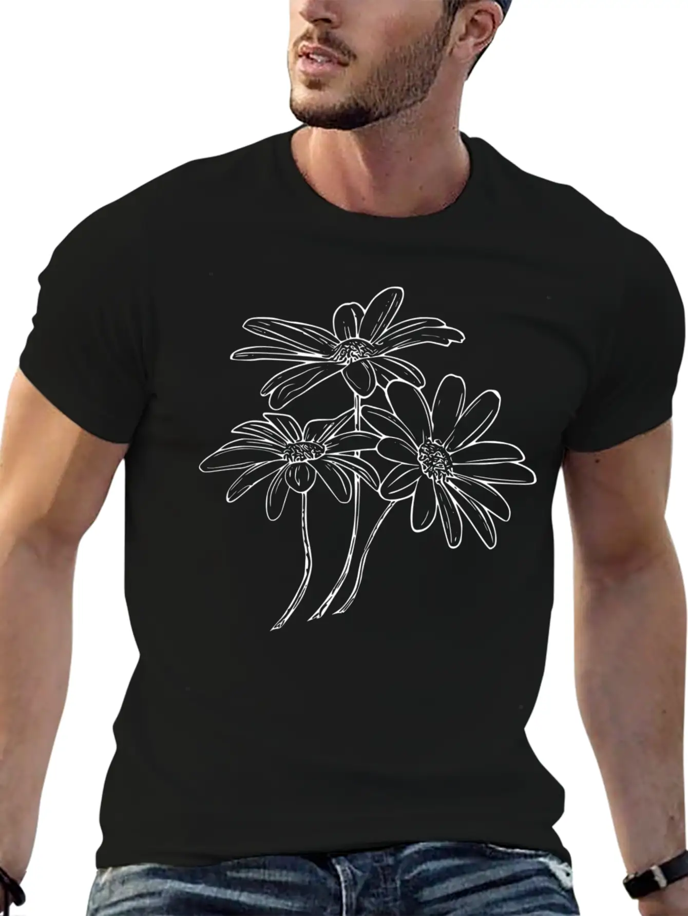Daisies Flowers Soft Cotton Short Sleeve Tee ¨C Unisex Wardrobe Staple