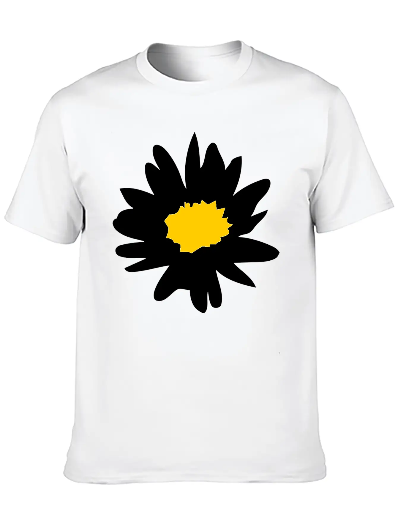 Daisy Flower - White Flower Basic Graphic T-Shirt ¨C Daily Comfort In Soft Cotton