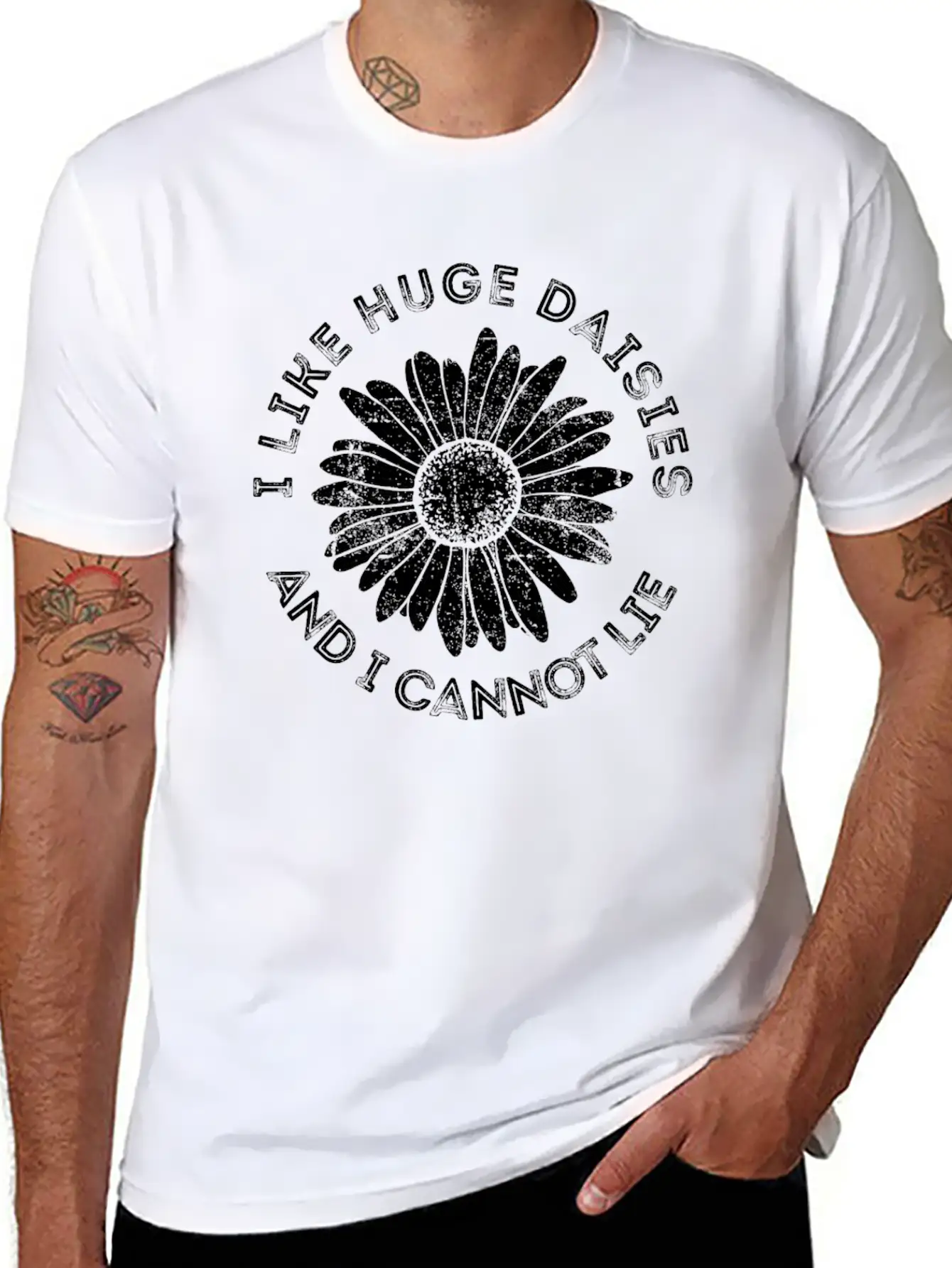 Daisy Garden Gardening Gardener Essential Cotton Tee For Daily Outfits ¨C Unisex Style