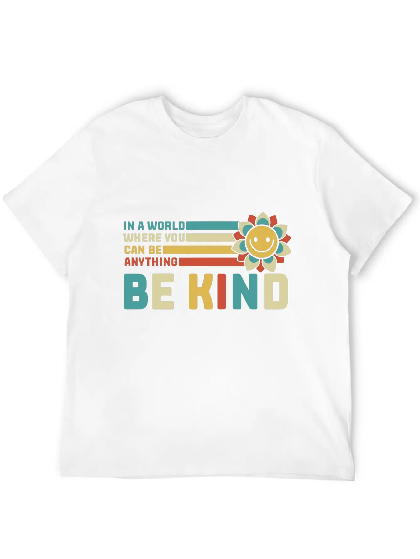 Daisy In A World Where You Can Be Anything Be Kind Soft Cotton Short Sleeve Tee ¨C Unisex Wardrobe Staple