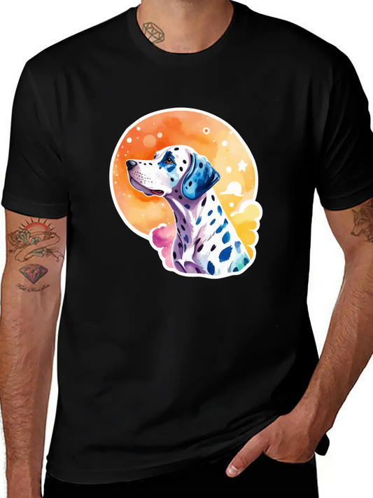 Dalmatian Dog Watercolor Soft Cotton Short Sleeve Tee ¨C Unisex Wardrobe Staple