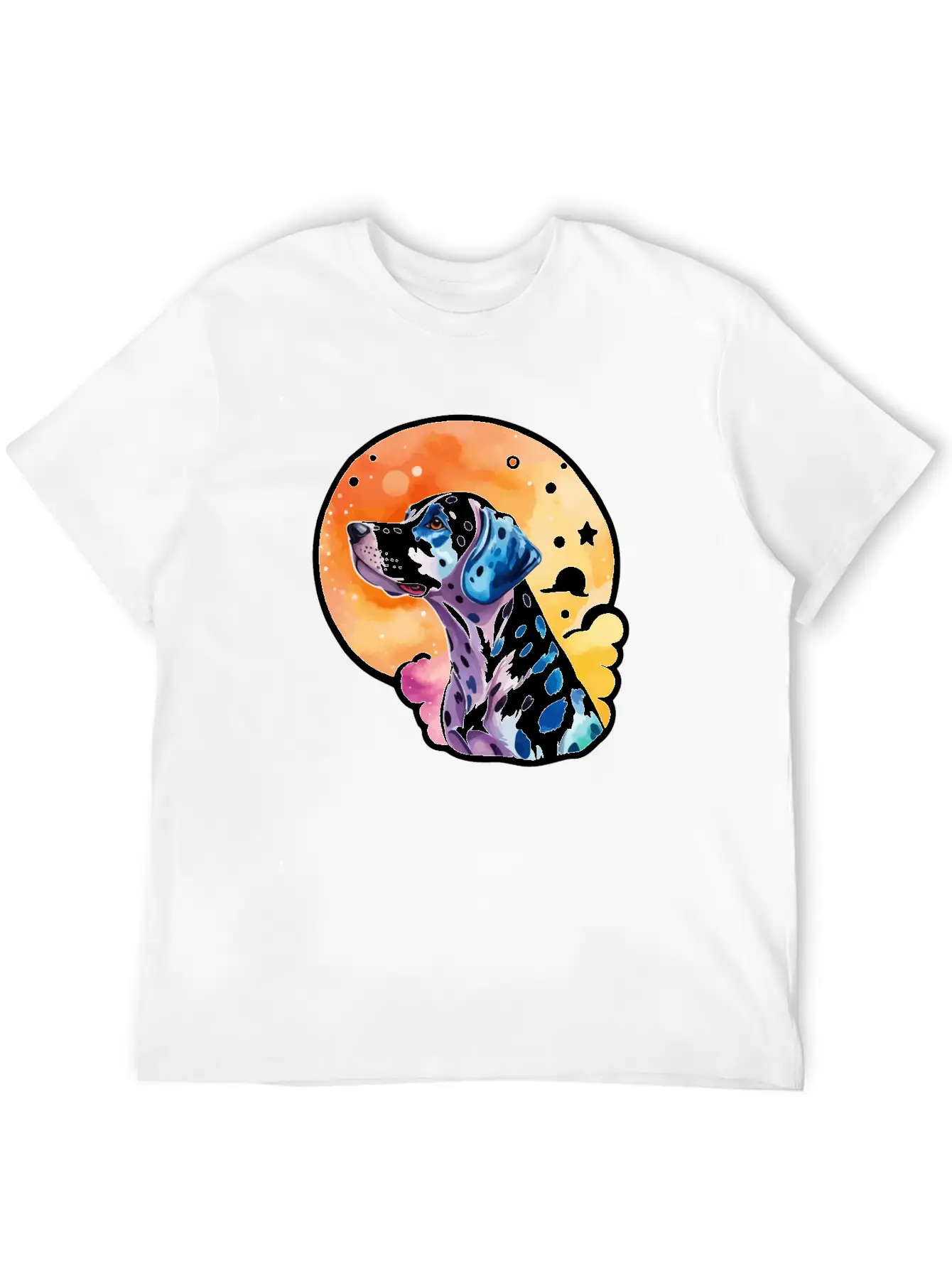 Dalmatian Dog Watercolor Soft Cotton Short Sleeve Tee ¨C Unisex Wardrobe Staple