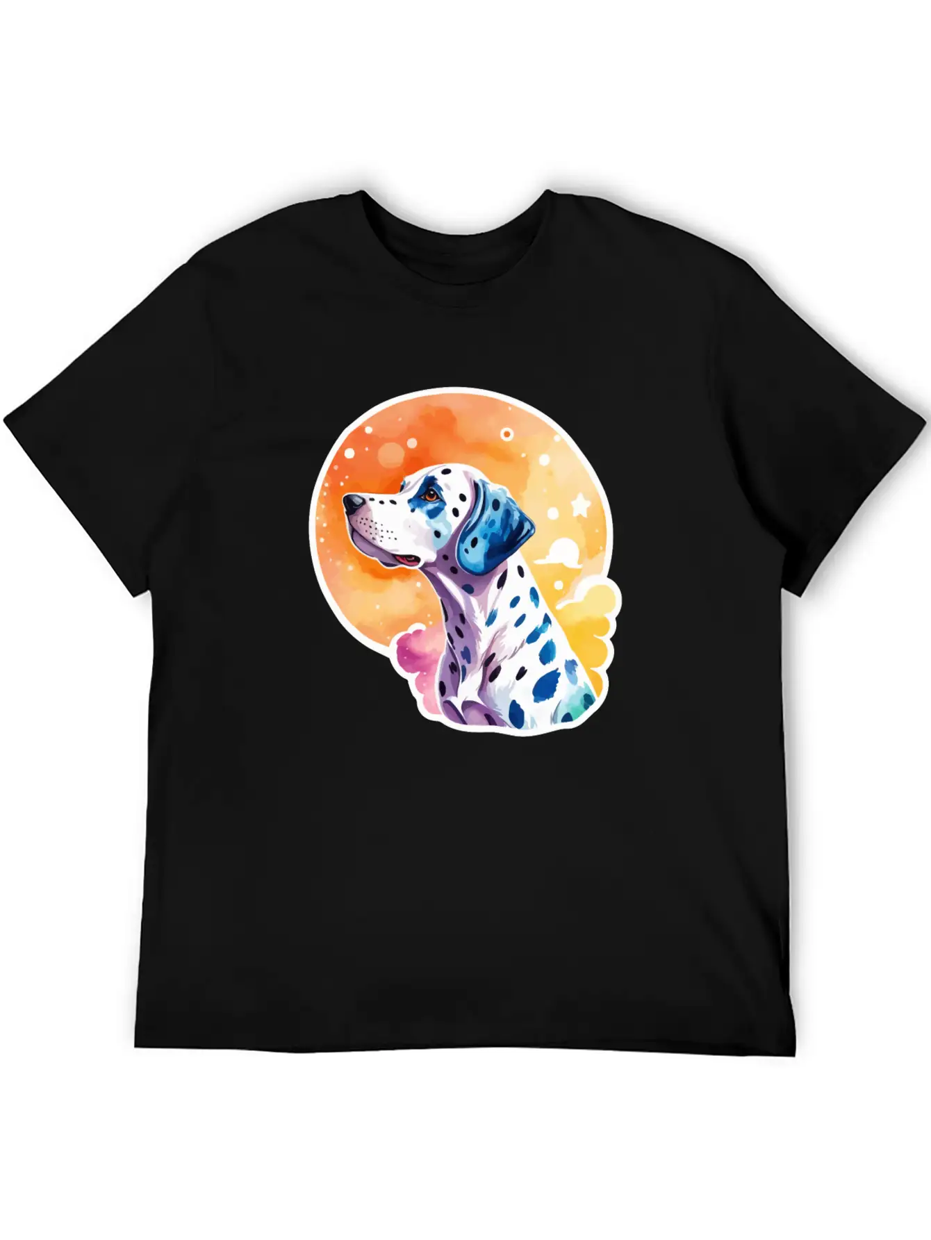 Dalmatian Dog Watercolor Soft Cotton Short Sleeve Tee ¨C Unisex Wardrobe Staple