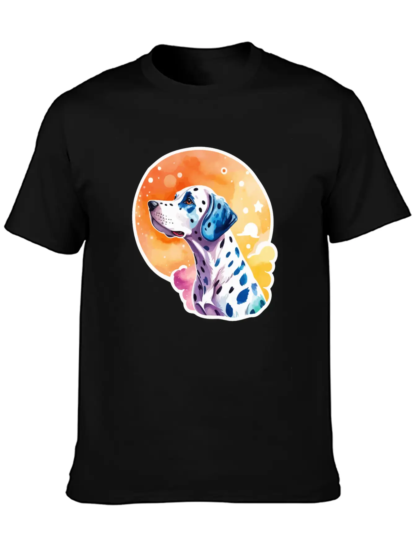 Dalmatian Dog Watercolor Soft Cotton Short Sleeve Tee ¨C Unisex Wardrobe Staple