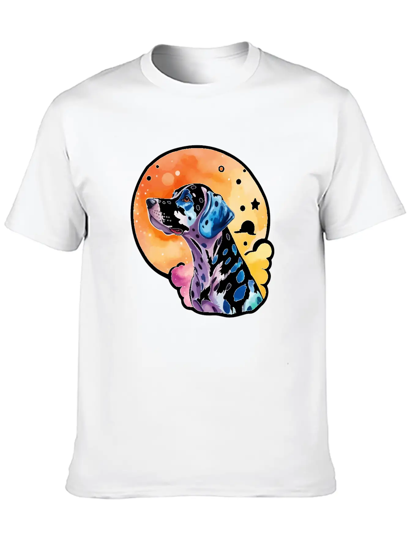 Dalmatian Dog Watercolor Soft Cotton Short Sleeve Tee ¨C Unisex Wardrobe Staple
