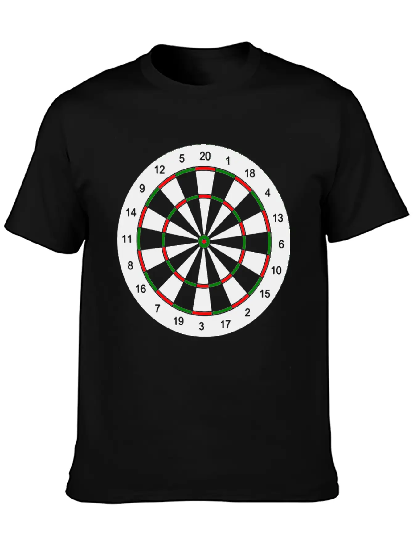 Dart Board Target Score Funny Essential Cotton Tee For Daily Outfits ¨C Unisex Style