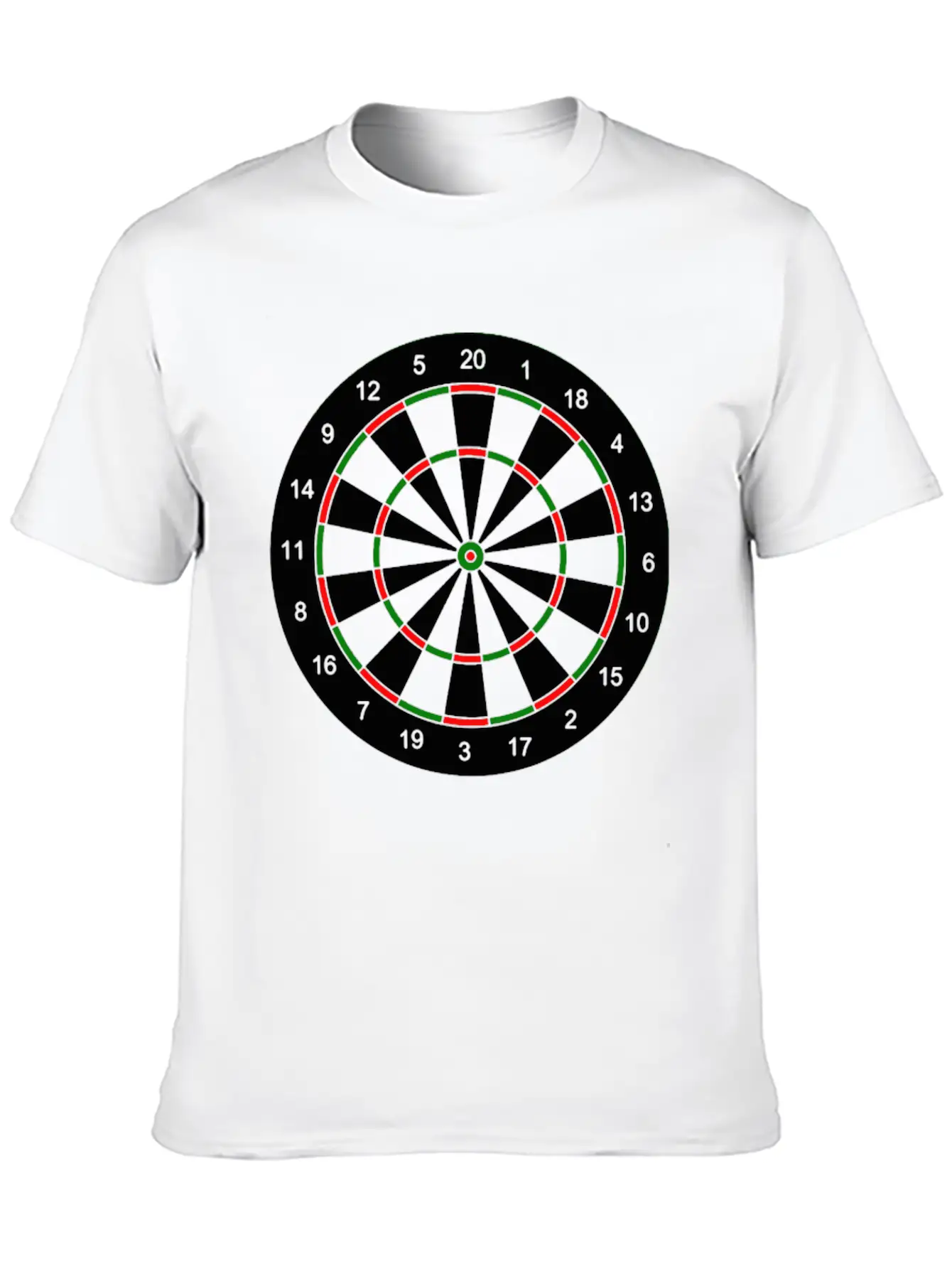 Dart Board Target Score Funny Essential Cotton Tee For Daily Outfits ¨C Unisex Style