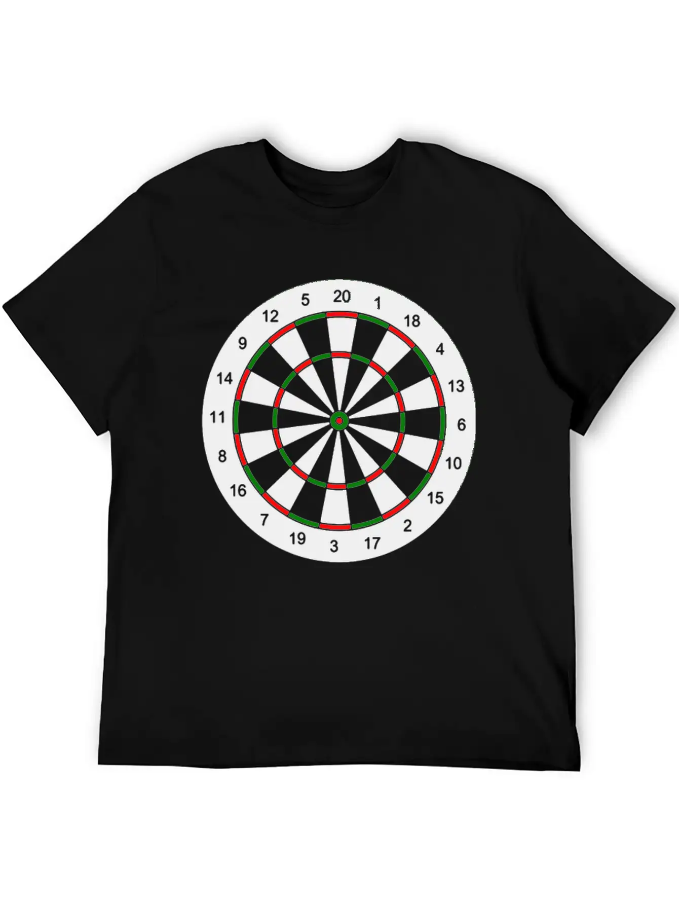 Dart Board Target Score Funny Essential Cotton Tee For Daily Outfits ¨C Unisex Style