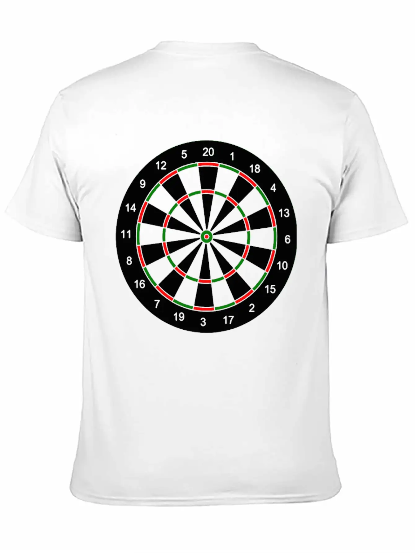 Dart Board Target Score Funny Essential Cotton Tee For Daily Outfits ¨C Unisex Style