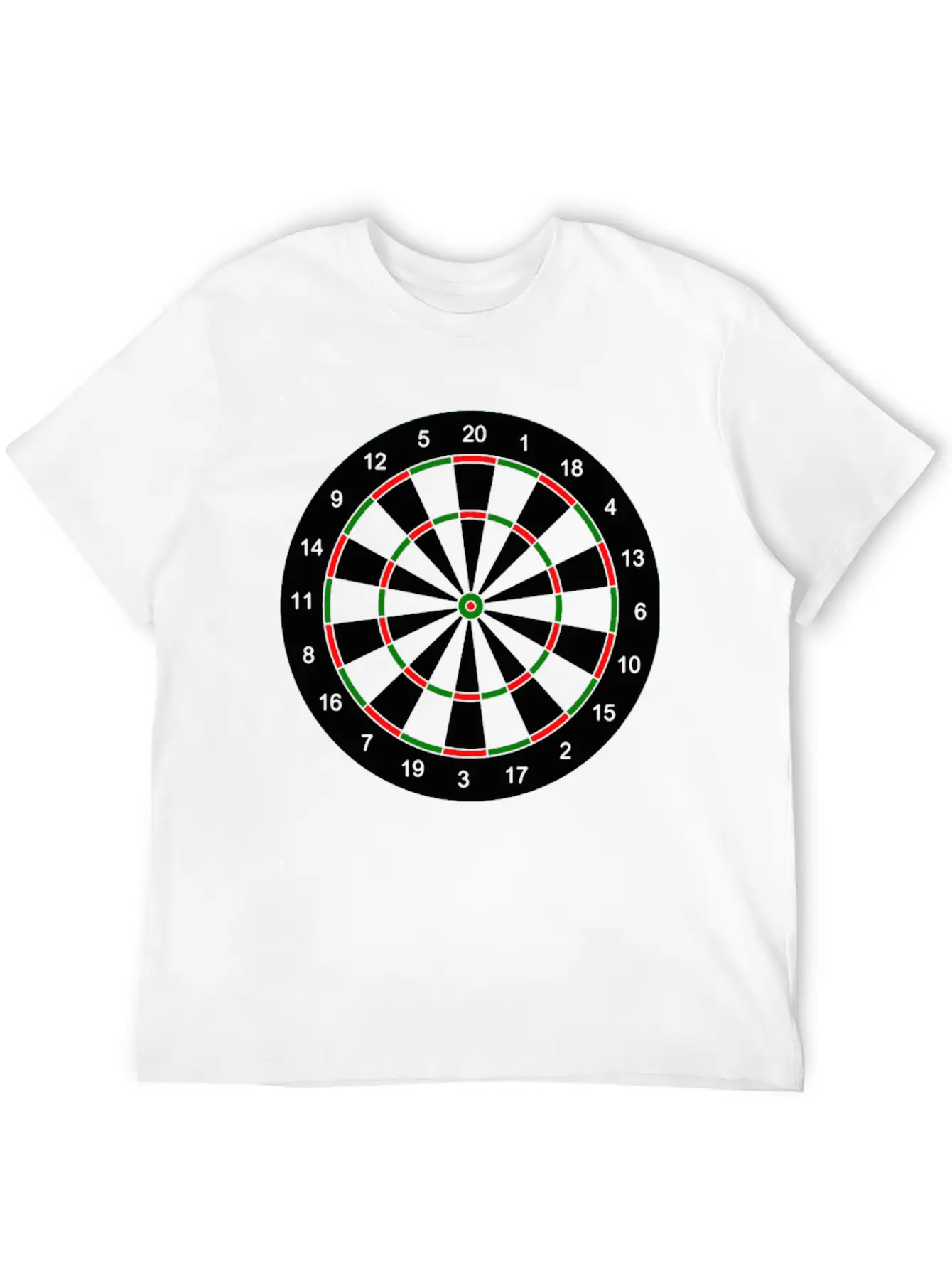 Dart Board Target Score Funny Essential Cotton Tee For Daily Outfits ¨C Unisex Style