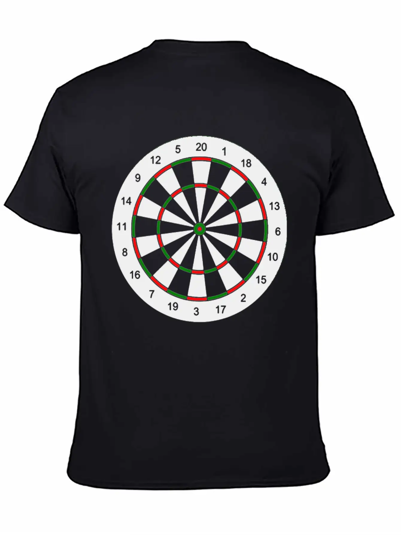 Dart Board Target Score Funny Essential Cotton Tee For Daily Outfits ¨C Unisex Style