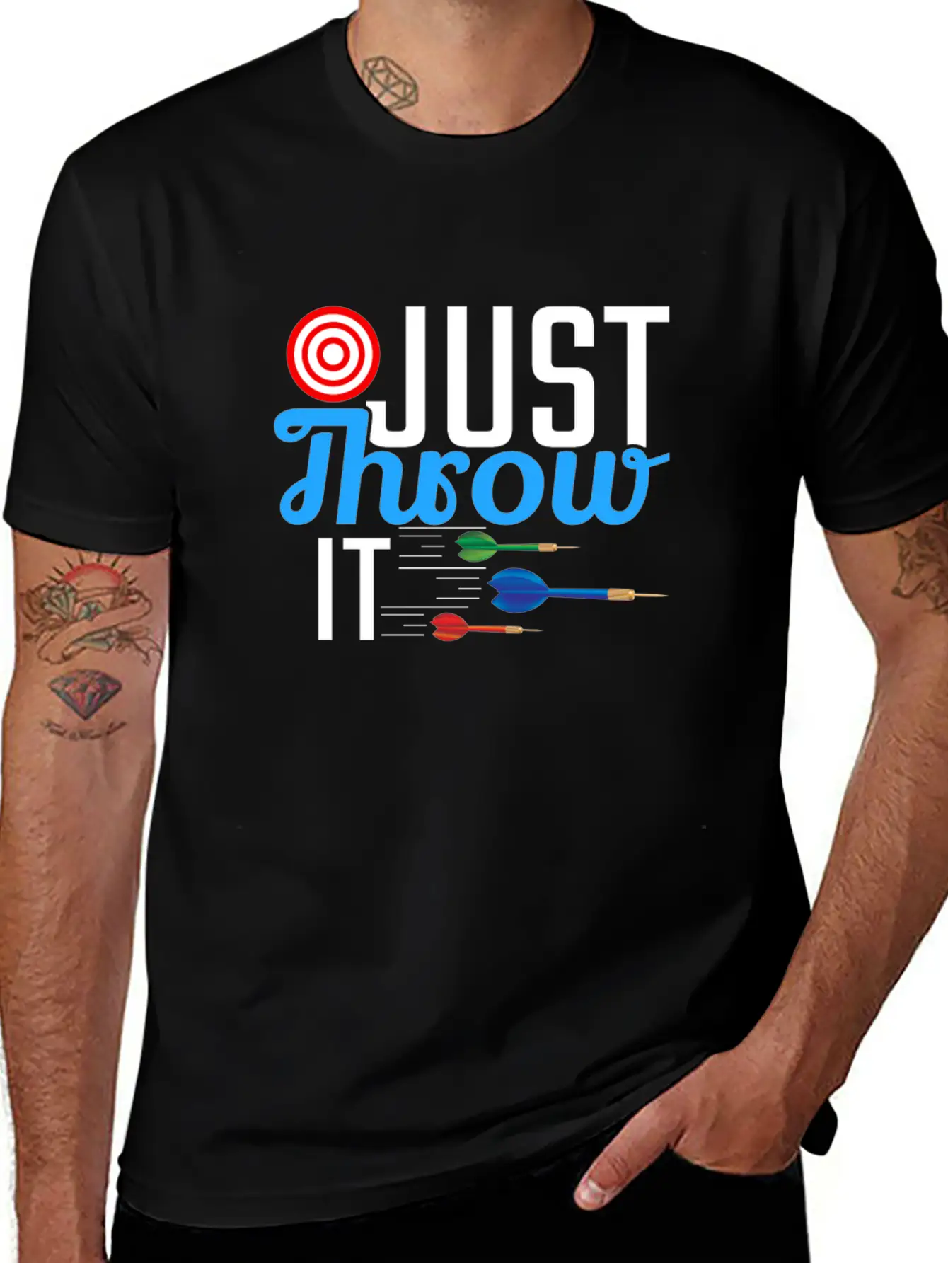 Dart Gift - Just Throw It Soft Cotton Short Sleeve Tee ¨C Unisex Wardrobe Staple
