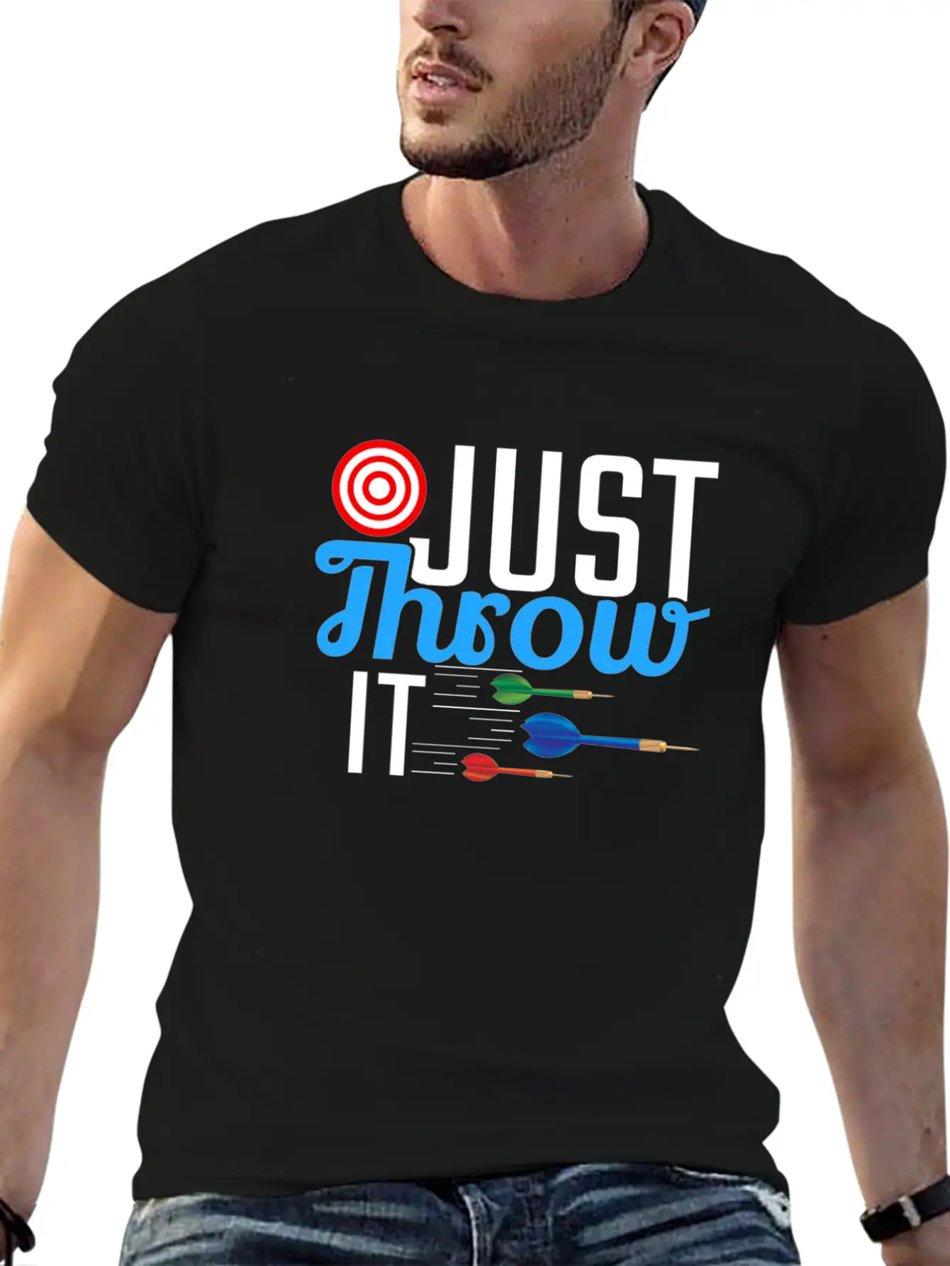Dart Gift - Just Throw It Soft Cotton Short Sleeve Tee ¨C Unisex Wardrobe Staple