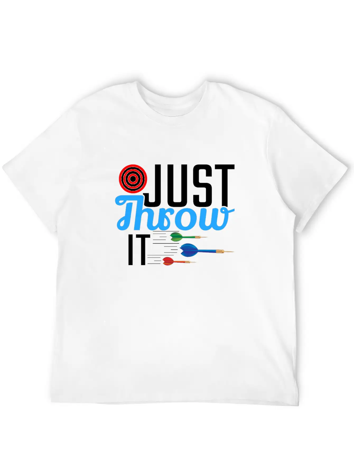 Dart Gift - Just Throw It Soft Cotton Short Sleeve Tee ¨C Unisex Wardrobe Staple