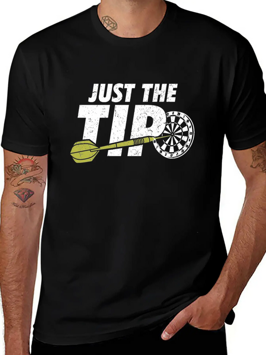 Dart Player Team League Funny Darts Basic Graphic T-Shirt ¨C Daily Comfort In Soft Cotton