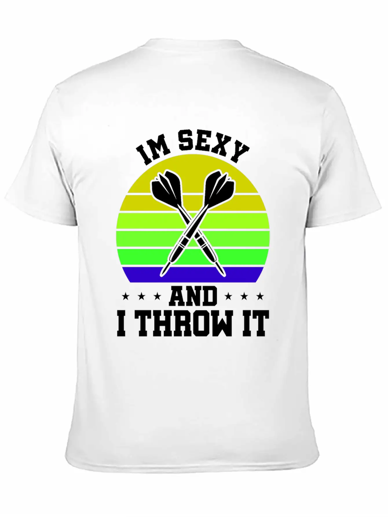 Dart Sport Club, Dartboard, Arrow Sport Dart Basic Graphic T-Shirt ¨C Daily Comfort In Soft Cotton