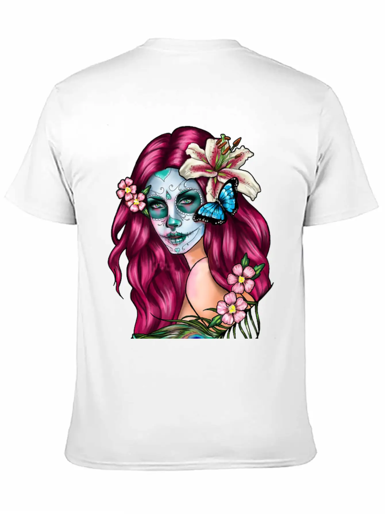 Day Dead Goth Essential Cotton Tee For Daily Outfits ¨C Unisex Style
