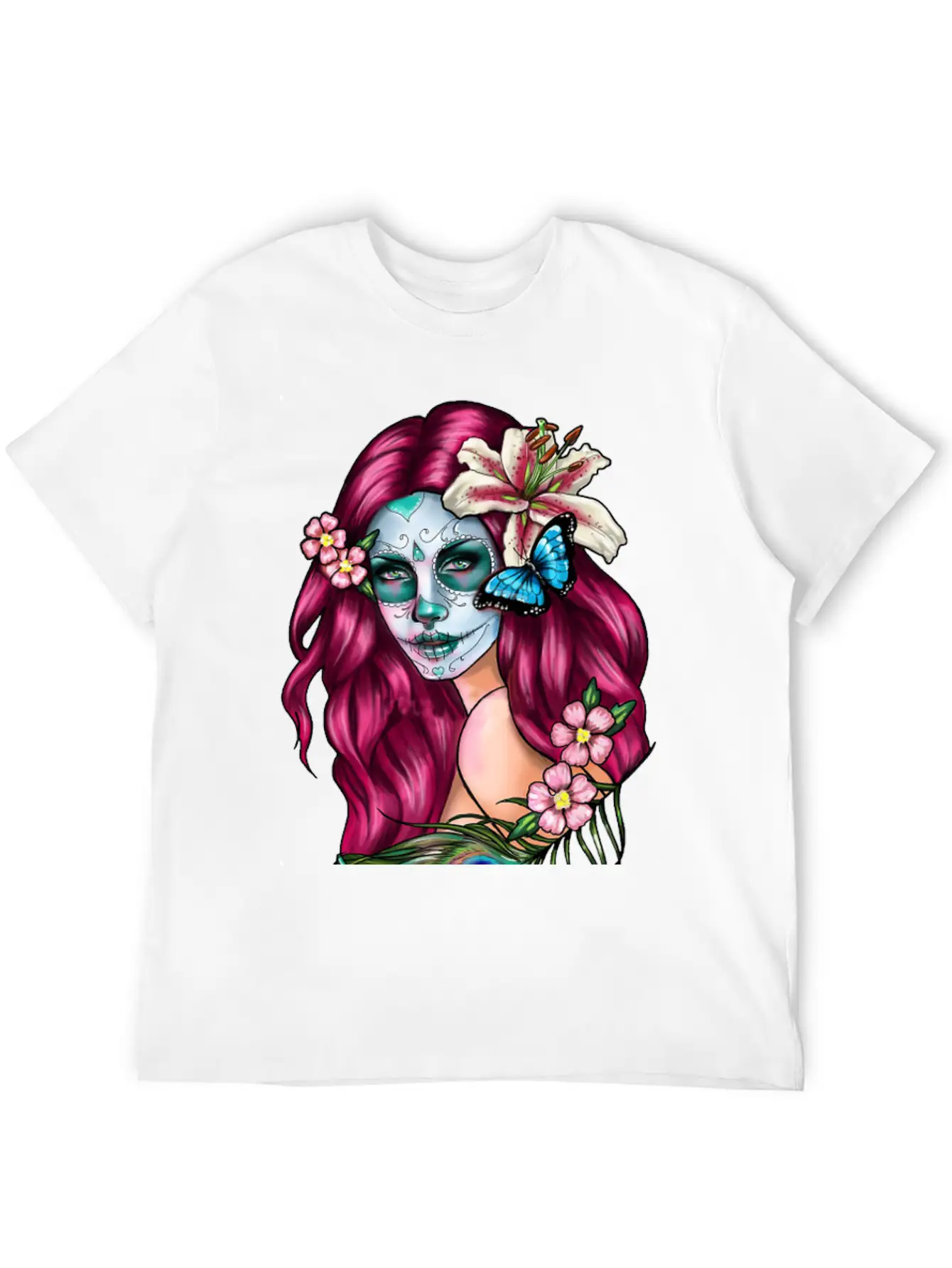 Day Dead Goth Essential Cotton Tee For Daily Outfits ¨C Unisex Style