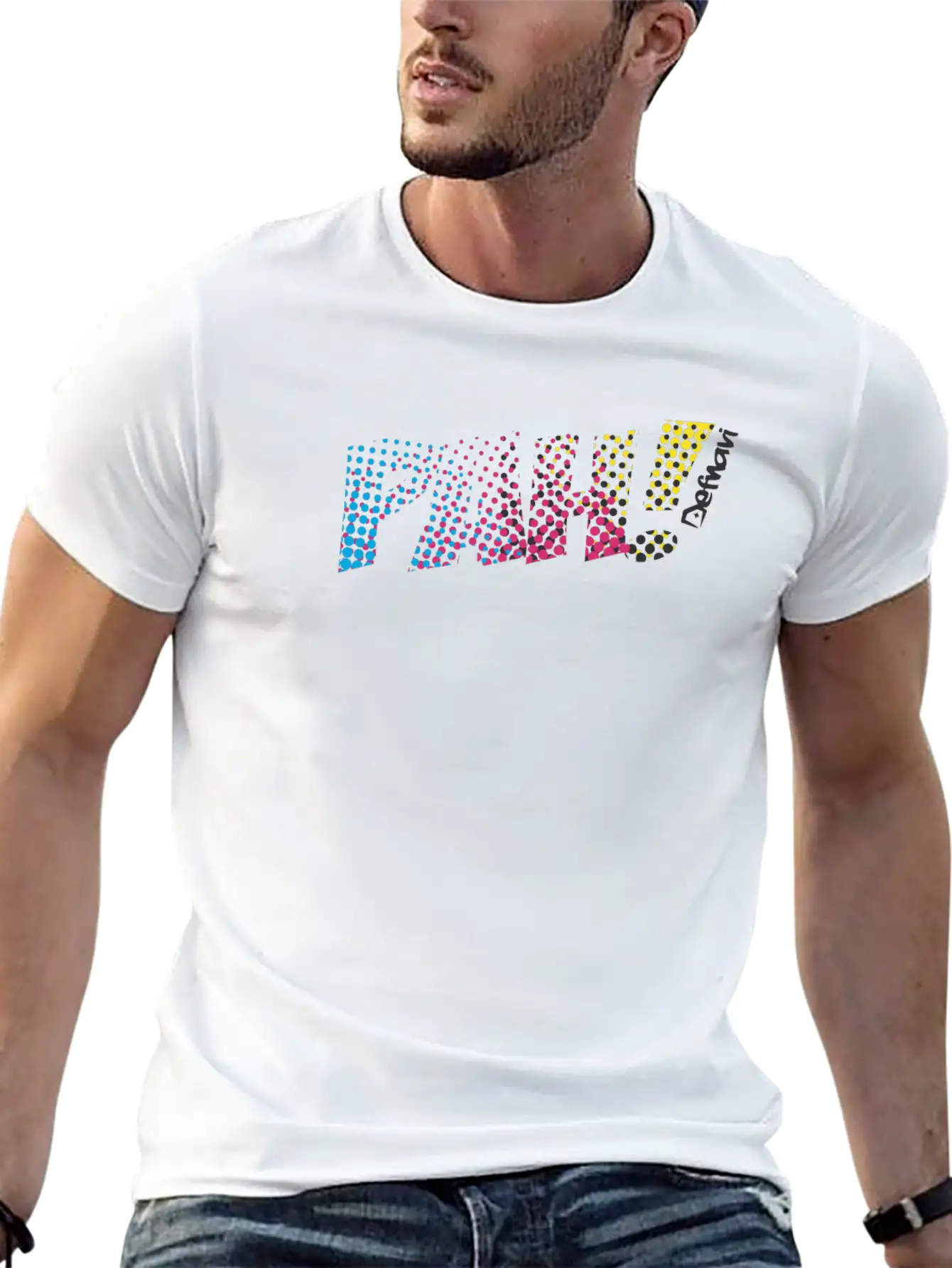 DEAF PAH! CMYK Soft Cotton Short Sleeve Tee ¨C Unisex Wardrobe Staple