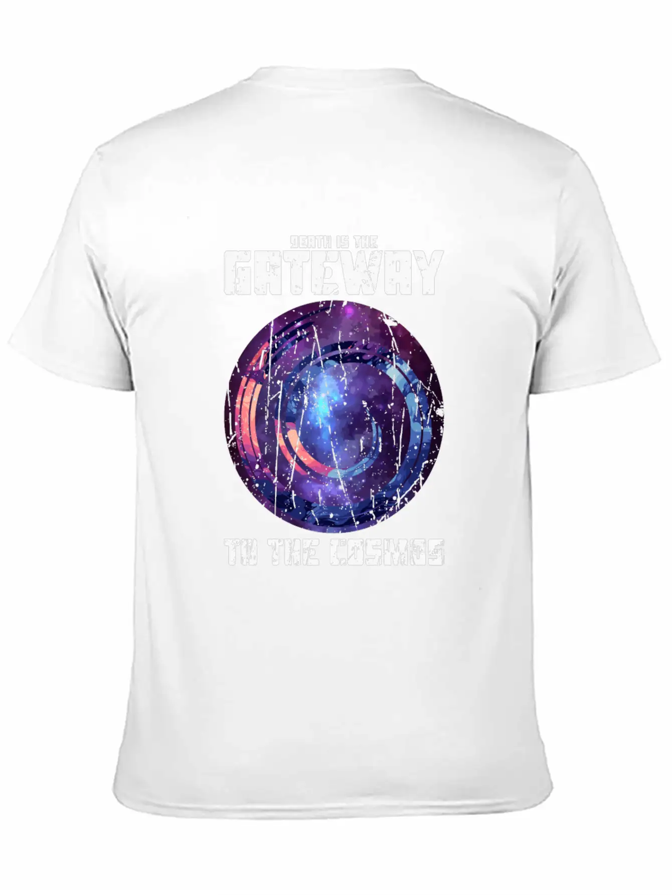 Death Is The Gateway To The Cosmos - Halloween Basic Graphic T-Shirt ¨C Daily Comfort In Soft Cotton