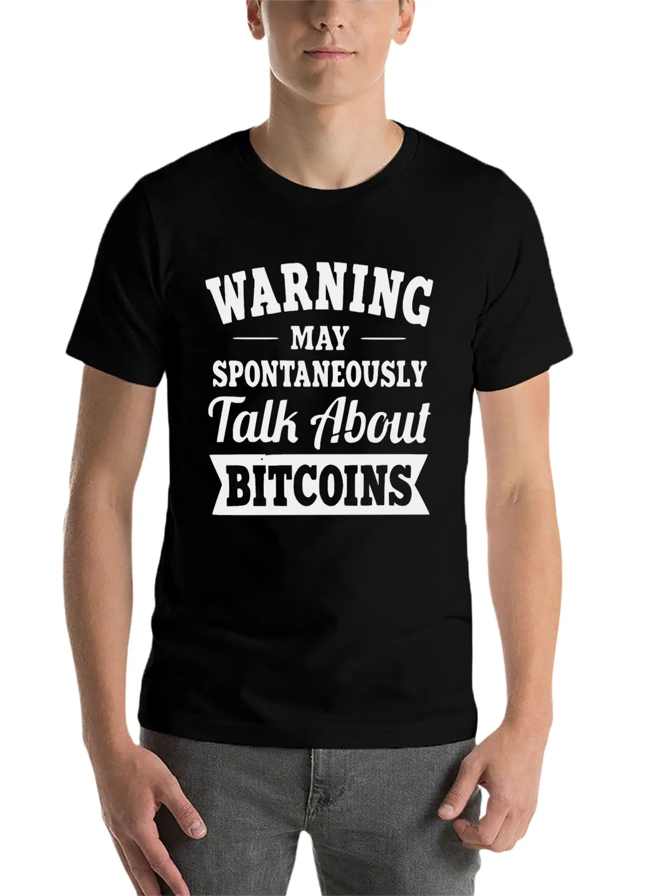 Decentralized NFT Crypt Diet Bitcoin Blockchain Essential Cotton Tee For Daily Outfits ¨C Unisex Style