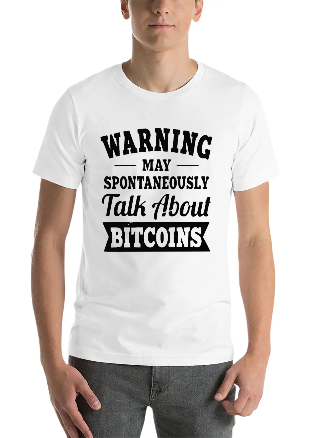 Decentralized NFT Crypt Diet Bitcoin Blockchain Essential Cotton Tee For Daily Outfits ¨C Unisex Style
