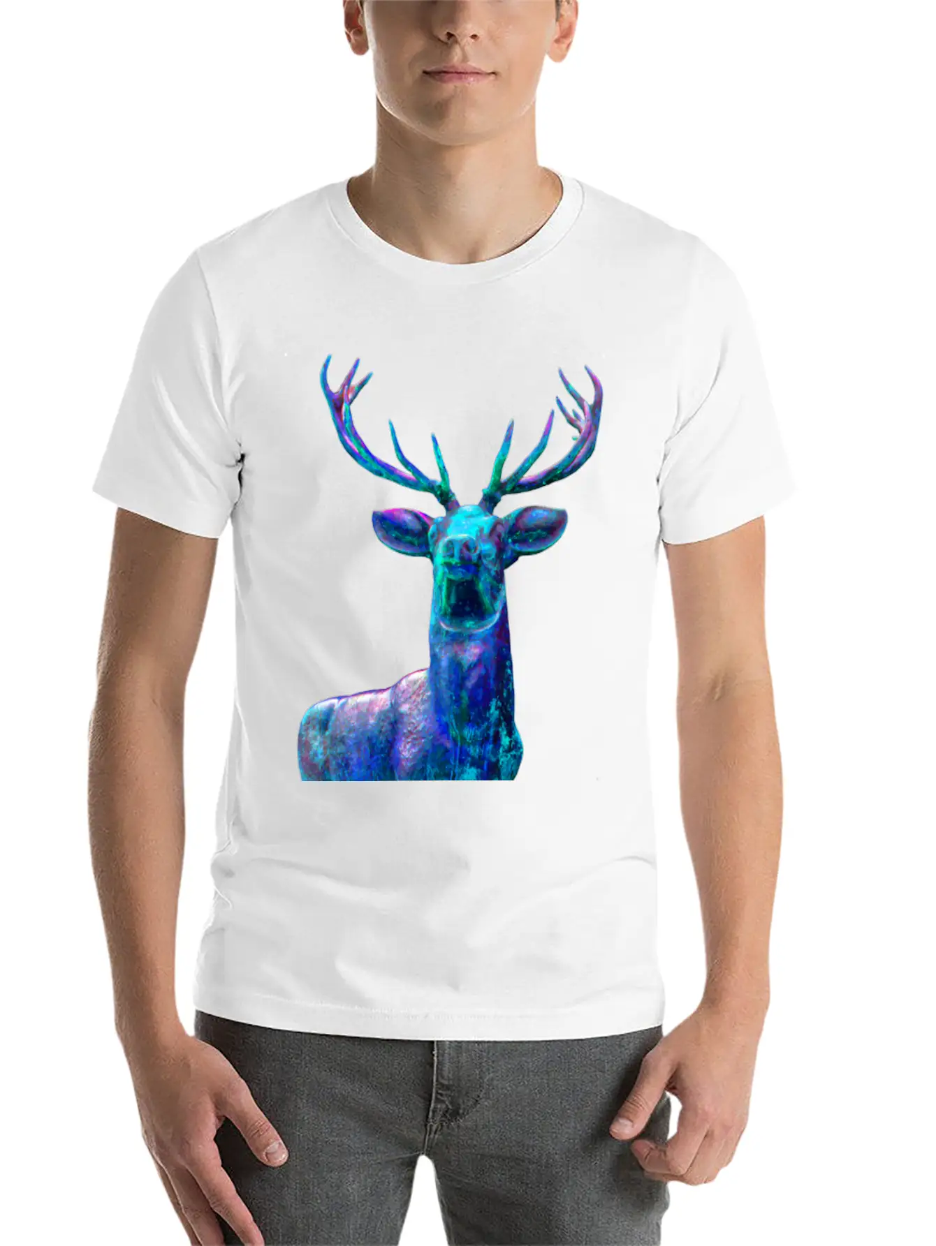 Deer Essential Cotton Tee For Daily Outfits ¨C Unisex Style