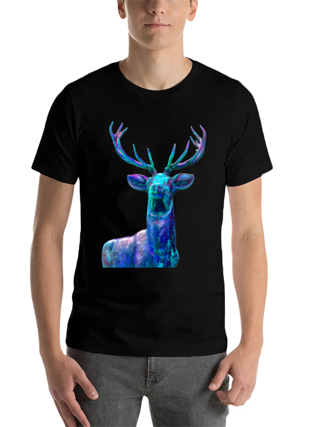 Deer Essential Cotton Tee For Daily Outfits ¨C Unisex Style