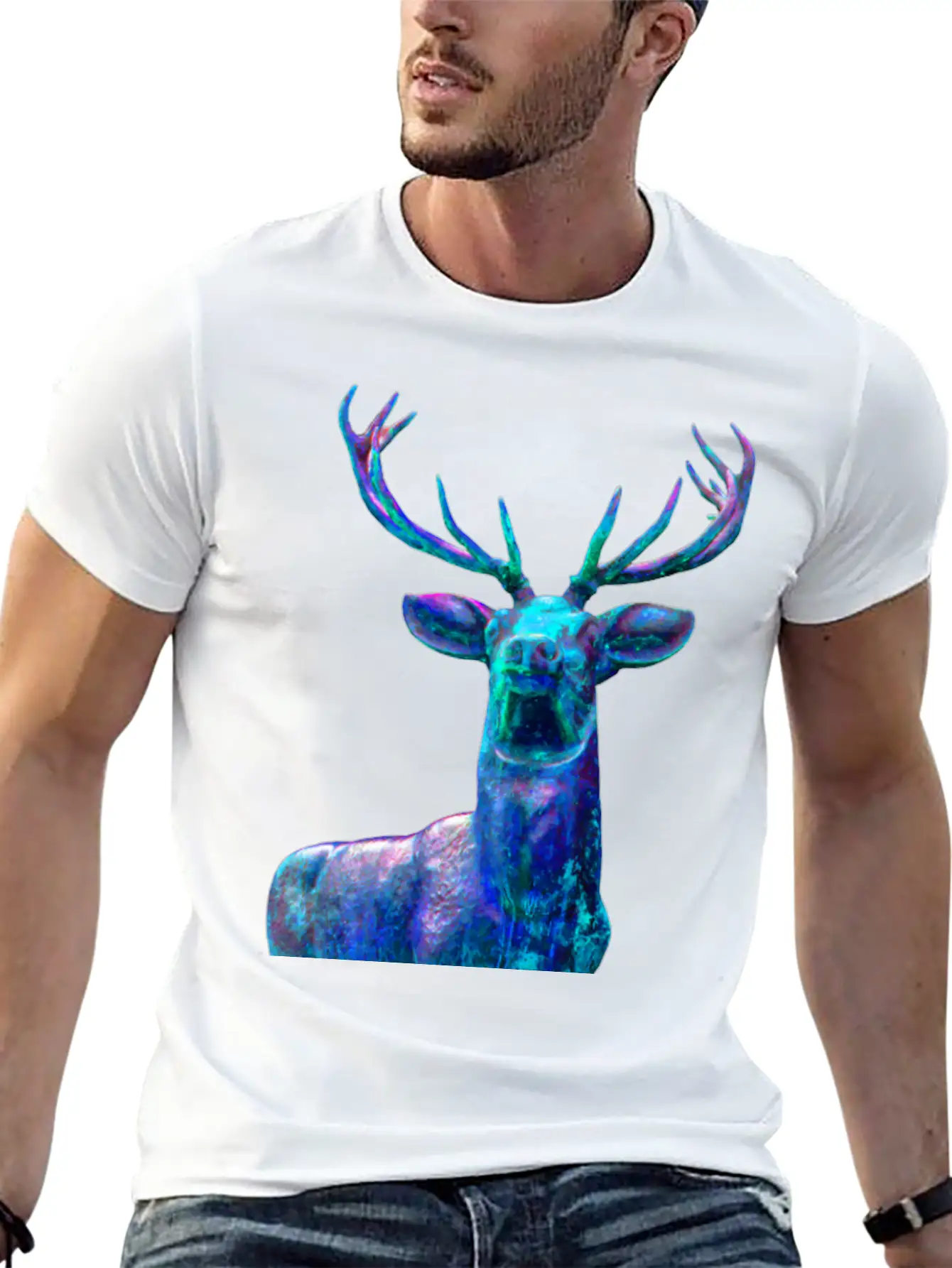Deer Essential Cotton Tee For Daily Outfits ¨C Unisex Style