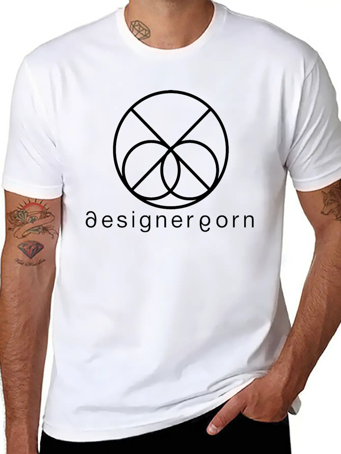 DesignerPorn Classic - Iconic 69 Basic Graphic T-Shirt ¨C Daily Comfort In Soft Cotton