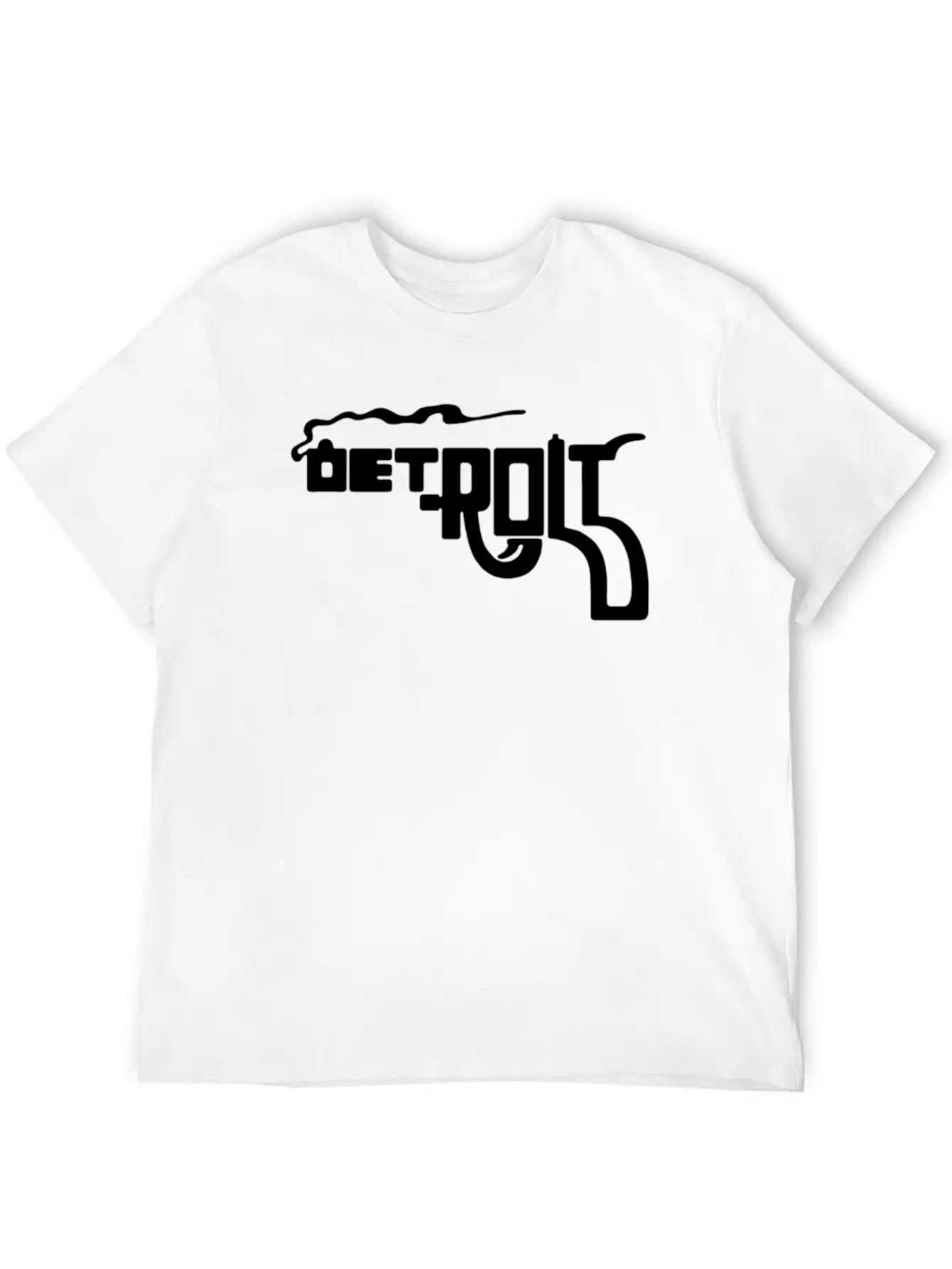 DETROIT 'SMOKING GUN' Soft Cotton Short Sleeve Tee ¨C Unisex Wardrobe Staple